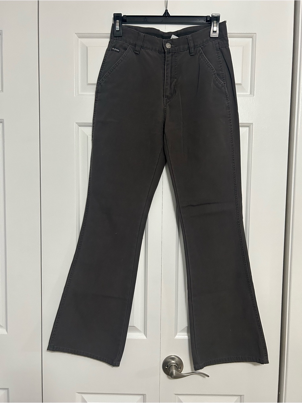 Vintage Late 90s Calvin Klein Boot Cut Jeans in Charcoal